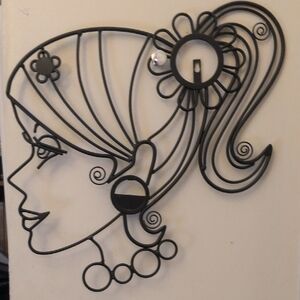 Black Wire Art Wall Decor